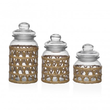 GLASS JAR WITH LID 650ML