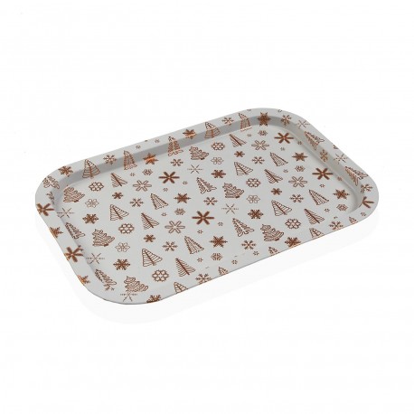 METALLIC CHRISTMAS TRAY