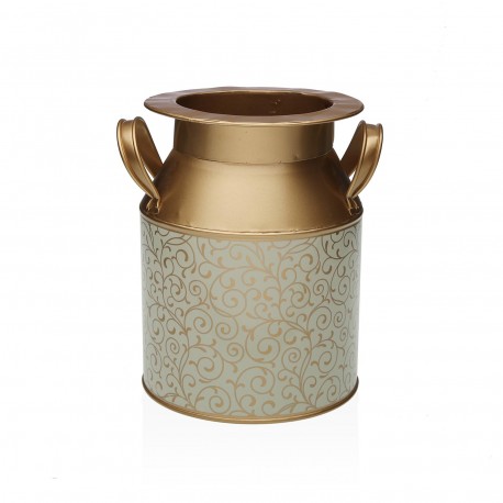 METALLIC VASE SERPENTINE