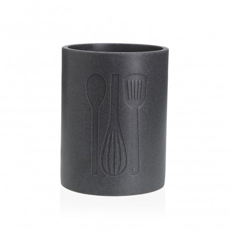 BLACK KITCHEN UTENSIL HOLDER