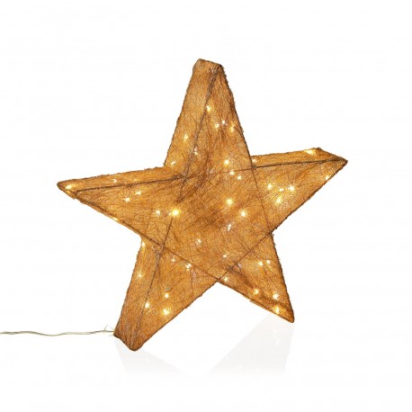 GOLD 3D LIGHT-UP STAR 30CM