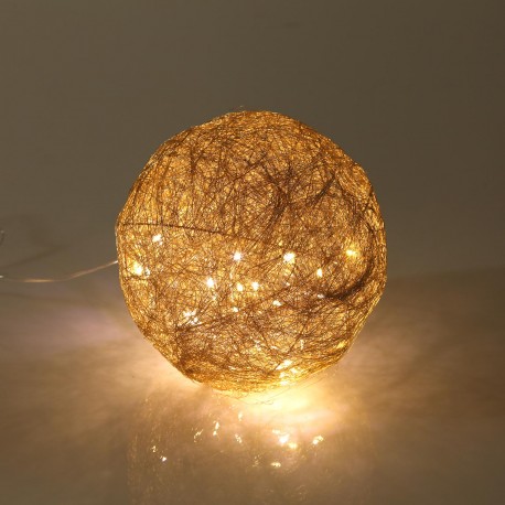 GOLD 3D LIGHT-UP BALL 15CM