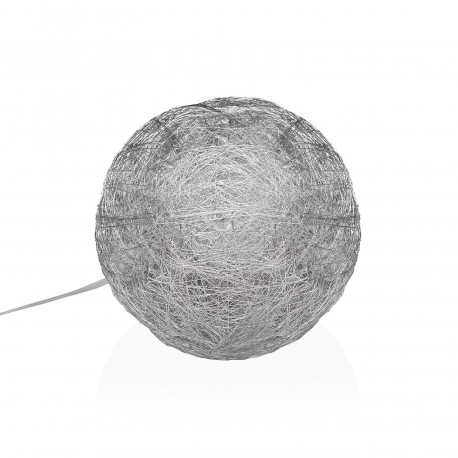 SILVER 3D LIGHT-UP BALL 15CM
