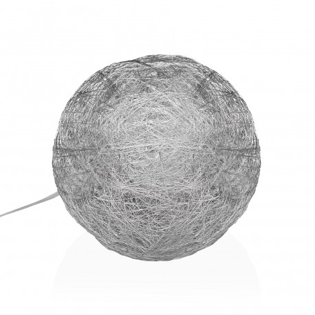 SILVER 3D LIGHT-UP BALL 20CM