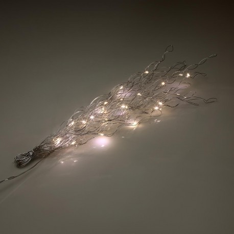 60CM LED SILVER LIGHT BOUQUET