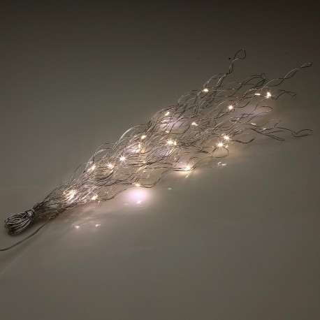 80CM LED SILVER LIGHT BOUQUET