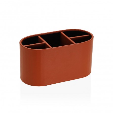 TERRACOTTA 5-COMPARTMENT REMOTE HOLDER