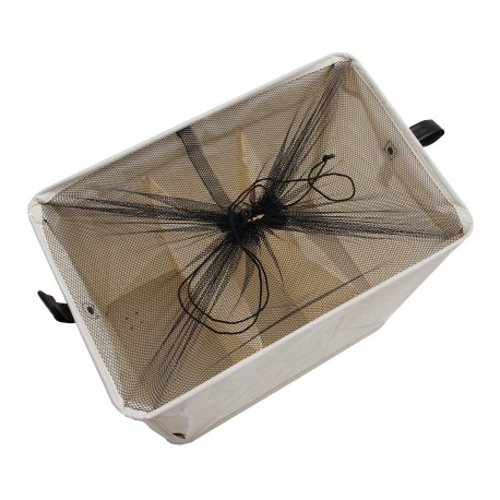 BEIGE LAUNDRY BASKET 3 COMPARTMENTS