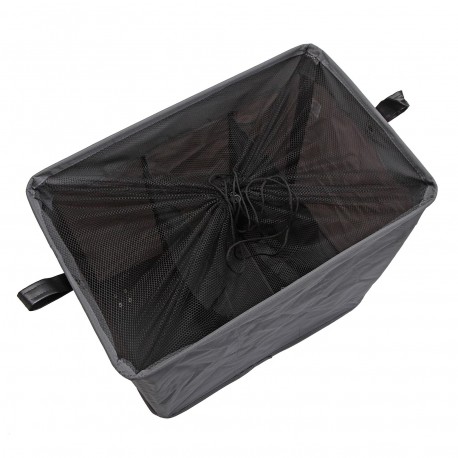 DARK GREY LAUNDRY BASKET 3 COMPARTMENTS