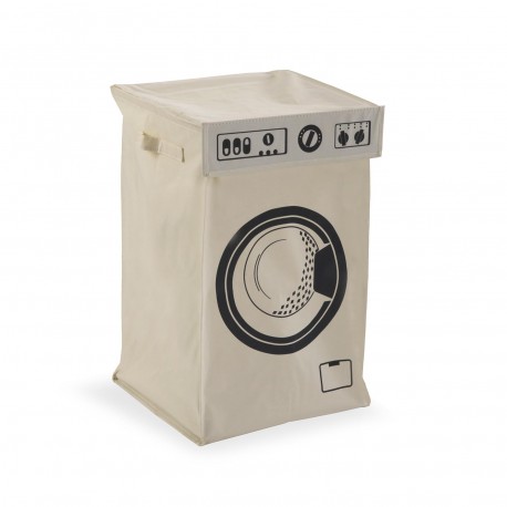 BEIGE LAUNDRY BASKET WASHING MACHINE DESIGN