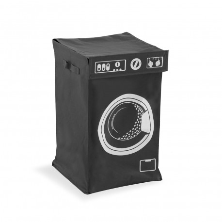 GREY LAUNDRY BASKET WASHING MACHINE DESIGN