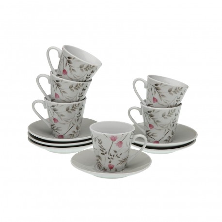 CAPRICE SET 6 CUPS & SAUCERS