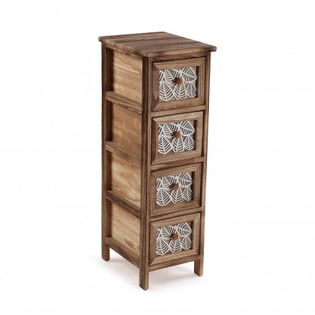 4-DRAWER CABINET LEAF 26X32X81
