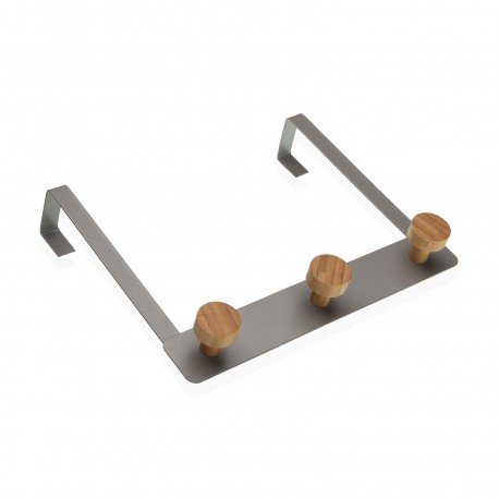 GREY WALL HOOK 3 HOOKS