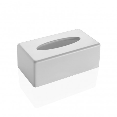 WHITE TISSUE BOX