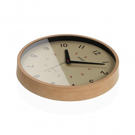 WALL CLOCK BLACK 30CM