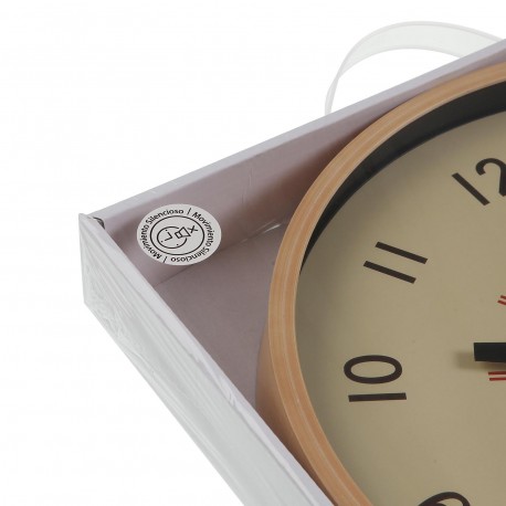 WALL CLOCK BLACK 30CM