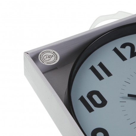 WALL CLOCK BLUE 30CM