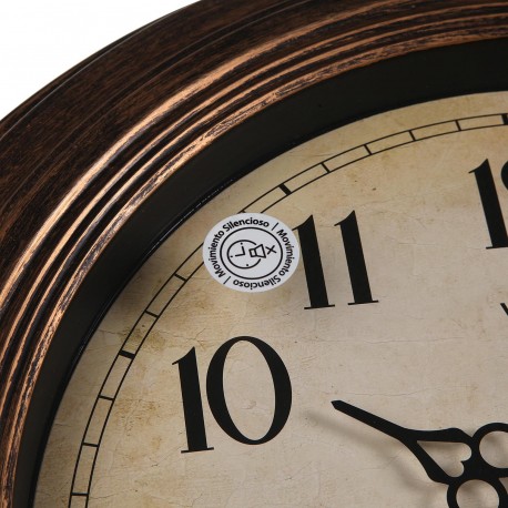 ANTIQUE GOLD WALL CLOCK 51CM