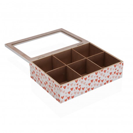 WOODEN TEA BOX AMORE
