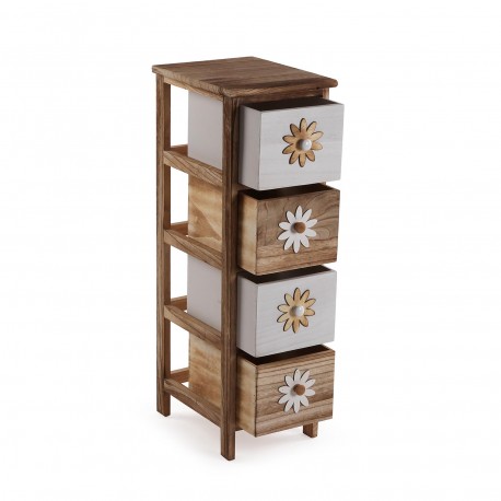4-DRAWER CABINET VERDOR 26X32X81