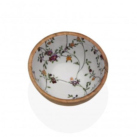 WILDFLOWERS ENAMELLED BOWL