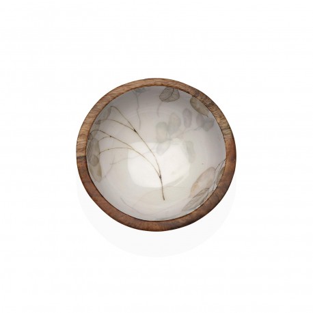 LEAVES ENAMEL BOWL