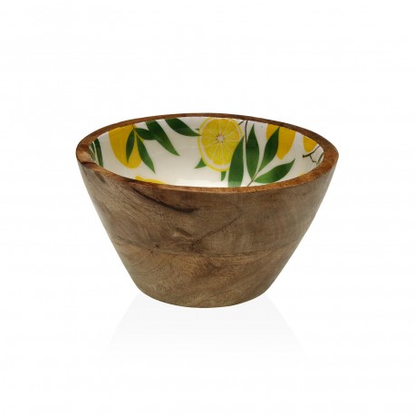 LEMONS ENAMELED BOWL