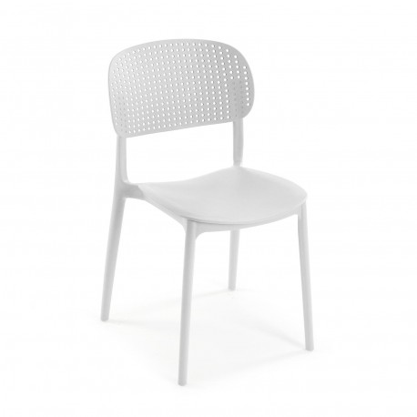 STACKABLE DINING CHAIR WHITE