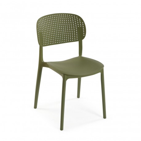 STACKABLE DINING CHAIR KHAKI
