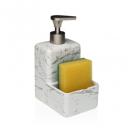 MARBLE-FINISH SOAP DISPENSER