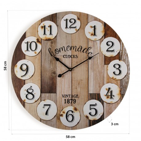 WALL CLOCK 58CM