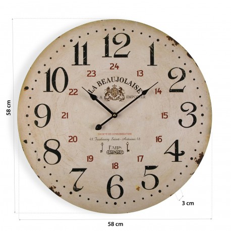 WALL CLOCK 58CM