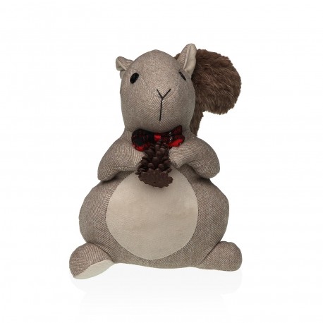 GREY SQUIRREL DOORSTOP