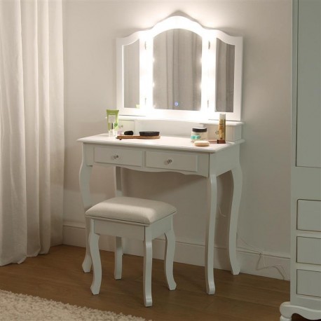 WHITE DRESSING TABLE