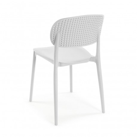 STACKABLE DINING CHAIR WHITE