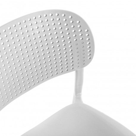 STACKABLE DINING CHAIR WHITE