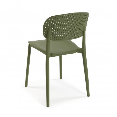 STACKABLE DINING CHAIR KHAKI