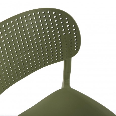 STACKABLE DINING CHAIR KHAKI