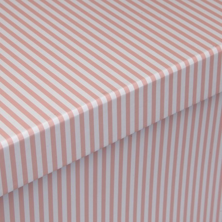SET OF 15 CARDBOARD BOXES STRIPES