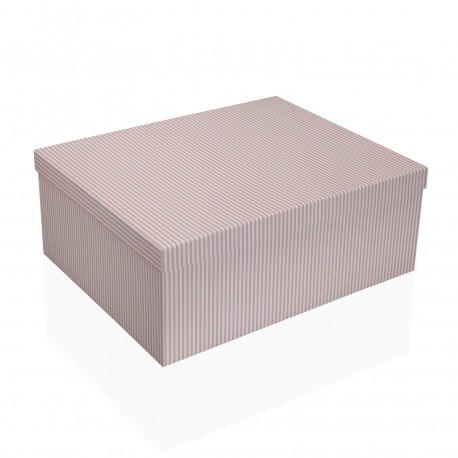 SET OF 15 CARDBOARD BOXES STRIPES