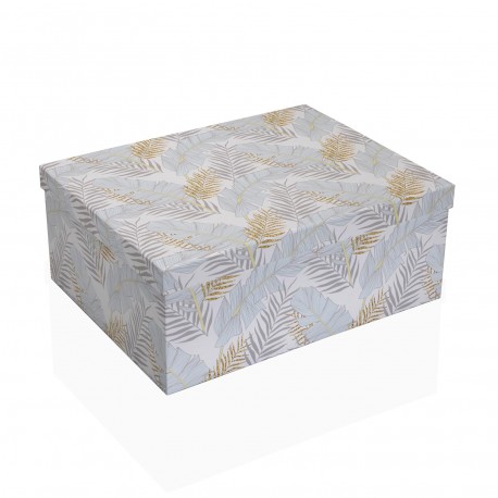 SET OF 15 FEATHER DESIGN CARDBOARD BOXES