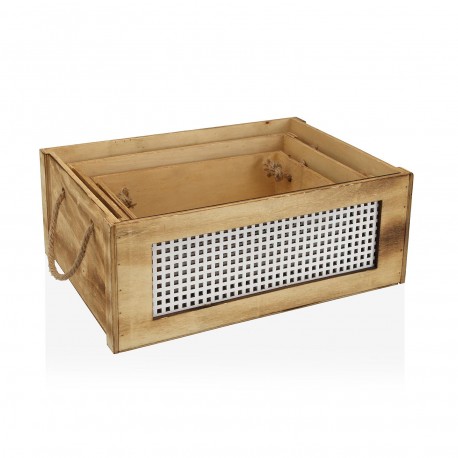 SET OF 3 WOODEN BOXES