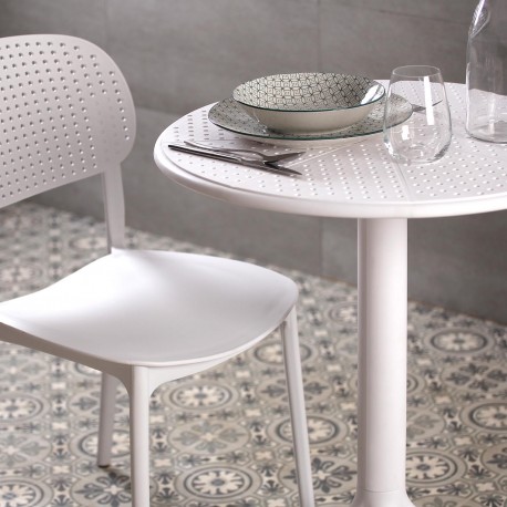 STACKABLE DINING CHAIR WHITE