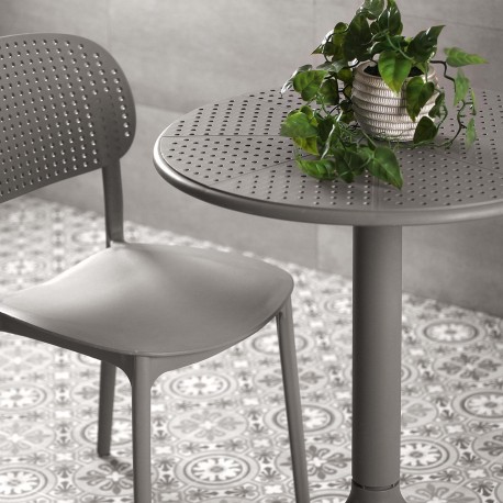 STACKABLE DINING CHAIR GREY