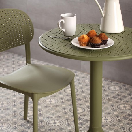 STACKABLE DINING CHAIR KHAKI