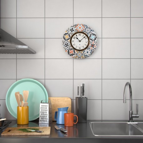 WOODEN CLOCK ALFAMA 29CM