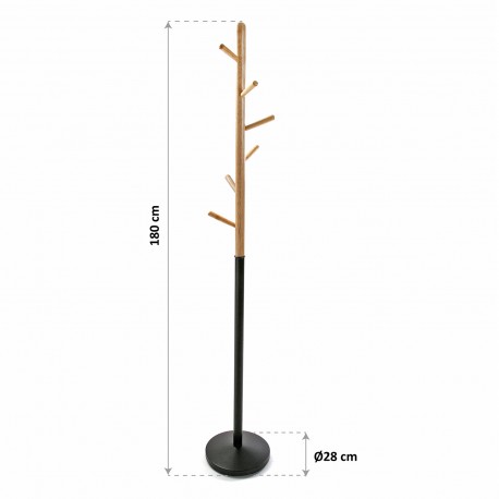 COAT RACK BLACK HOLSTEBRO