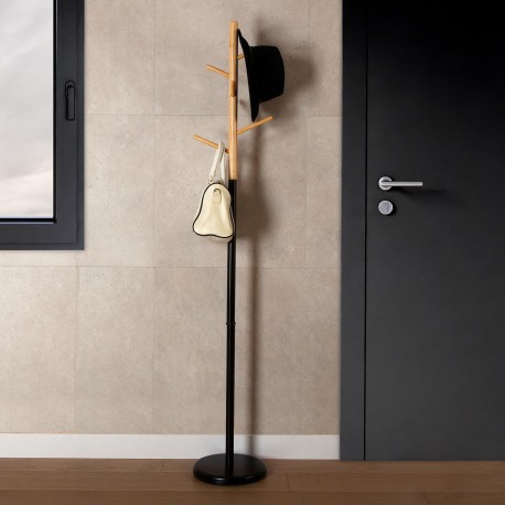 COAT RACK BLACK MALMÖ
