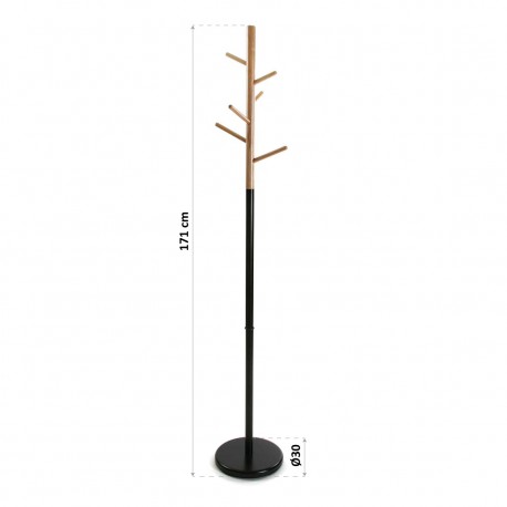 COAT RACK BLACK MALMÖ